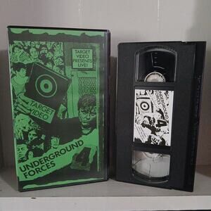 Target Video Presents Underground Forces 4 VHS Hardcore Punk Rock Compilation